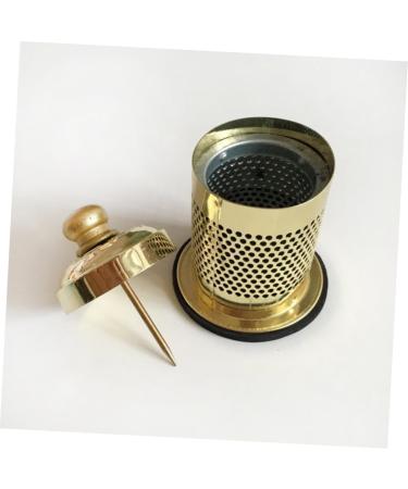 Buy Minkissy Moxibustion Box Set - 2 Piece Gold Air Purifier Holder & Moxa Burner Copper Diffuser Pot 8x5.7cm - International Shipping Available - Buy Online on GoSupps.com