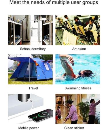 Cordless Hair Dryer W/12 Modes Hot/Cold Air 20000mAh Rechargeable Hair Dryer Portable Travel Blow Dryer Gifts for Women/Mom 400W - Buy Online on GoSupps.com