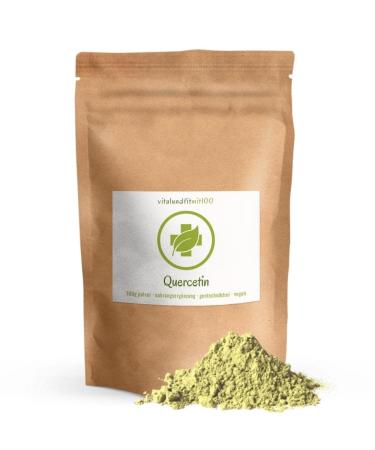 vitalundfitmit100 Quercetin 100 g powder - purely plant-based from Japanese pagoda tree vegan laboratory-tested without additives