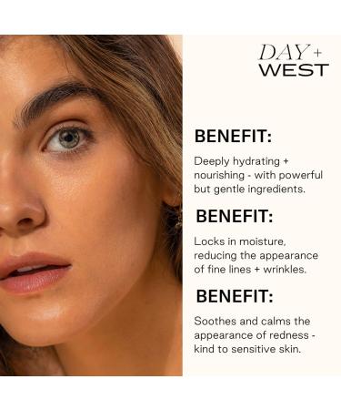 Day+West Quiet Force Face Oil | Hydrating Squalane & Jojoba Oil for Sensitive Skin | Nourishing Vitamin C & Bakuchiol | Shop Internationally - Buy Online on GoSupps.com