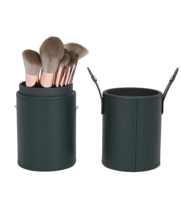 14pc Green Makeup Blusher Brush Set Soft Synthetic Fibre for Eyeshadow & Blush Ergonomic Handle Fine Craftsmanship Convenient Portability