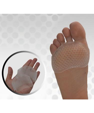 Professional Metatarsal Pads for Runners - Soft Gel Forefoot Cushions for Diabetic Feet & Callus Pain Relief - Breathable Comfort - Buy Online on GoSupps.com