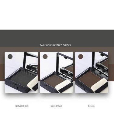 Hairline Powder Hairline Shadow Pressed Powder Instantly Conceals Alopecia White Hair Root Cover Temporary Hair Shading Powder for Thinning Bald Spots Windproof Sweatproof 12g Dark Brown - Buy Online on GoSupps.com