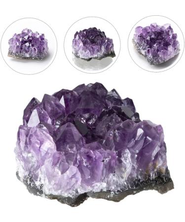 Didiseaon 4 Pcs Natural Crystal Cluster Agate Bare Stone Natural Minerals Small Piece Purple - Buy Online on GoSupps.com