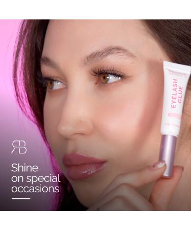 Renata Beauty 24-Hour Transparent Lash Glue for False Eyelash Extensions - Waterproof, Dual-Function Brush Tube - Compatible with Glue Remover - Buy Online on GoSupps.com