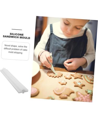 Alipis 3 Pcs Sandwich Tube Mold Silicone Molds Maple Silicone Soap Tube Hand-held Tube Mold Candle Handheld 32X5.5CMx3pcs Whitex3pcs - Buy Online on GoSupps.com