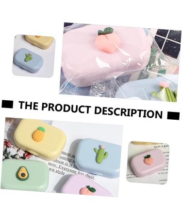 Healvian 8 STK Colored Contact Lenses Container Set | Portable Suitcase & Storage Box for Lens Care & Travel - Buy Online on GoSupps.com