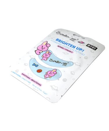 Shop BT21: Brighten Up COOKY Hydrogel Under Eye Patches Smoothing & Firming UEPC7352 Dark Circles + Free Zipper Bag
