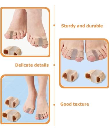 4pc Toe Separator Set for Bunions, Overlapping Toes, Plantar Fasciitis | Men & Women | Includes 2 Bunion Correctors | Night Splint Included - Buy Online on GoSupps.com