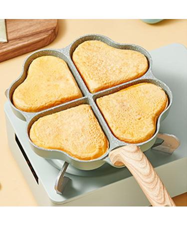 Four Hole Frying for Creative Heart-Shaped Easy Clean Eggs Cooker Omelet Nonstick Eggs Frying Gift for C - Buy Online on GoSupps.com