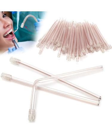 100pcs Disposable Saliva Ejector Aspirator Tube - Surgical Oral Care Suction Tips for Dentists - Buy Online on GoSupps.com