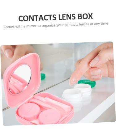 Buy SOLUSTRE 4pcs Contact Lens Case - Durable Storage Box for Contact Lenses | Mini PP Frame Holder - Buy Online on GoSupps.com