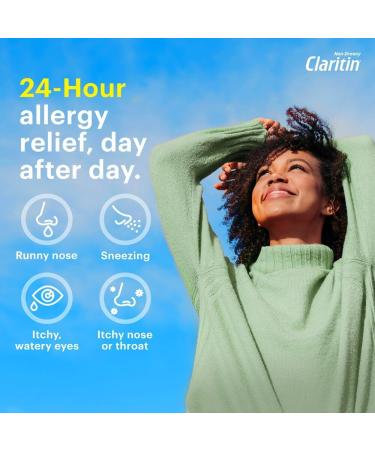 Claritin Non-Drowsy 24 Hour Allergy Relief Tablets - 2 Pack, 20 Ea - Indoor and Outdoor - Buy Online on GoSupps.com