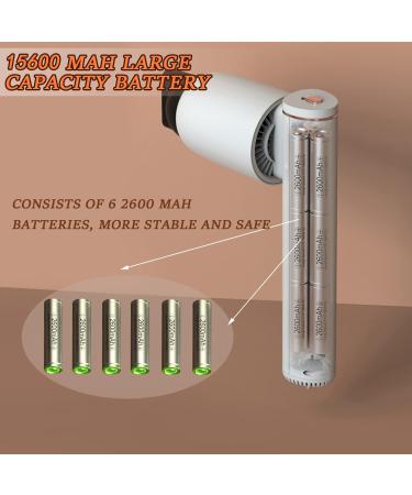 N/A Battery Powered Cordless Blow Dryer Rechargeable Cordless Hair Dryer Quiet Hair Dryer 15600 mAh Adjustable Hot/Cold for Home Student Dormitory Children Pet - Buy Online on GoSupps.com