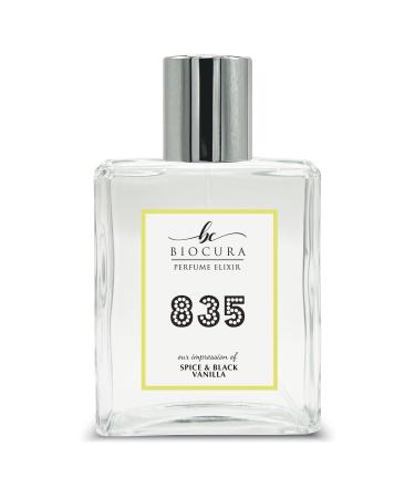BC Perfume 835 Inspired by Spice & Black Vanilla For Men Fragrance Dupes Eau de Parfum Bottle 3.4 Fl Oz/100ml