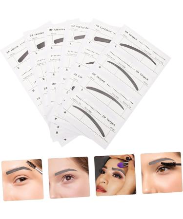 Didiseaon 6 Pcs Stickers Makeup Kit for Women Eyebrow Sticker Tool Eyebrow Card Eyebrow Trimming Miss - Buy Online on GoSupps.com