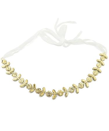 PrettyLife Green Crystal Bridal Headpiece | Rhinestone Wedding Headband for Bride | Gold Hair Accessories - Buy Online on GoSupps.com