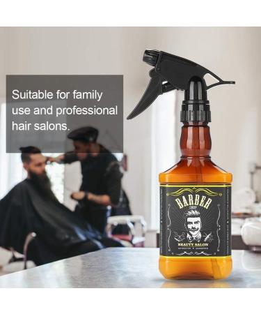 Sprayer Empty Bottle 300ML Refillable Hairdressing Water Sprayer Barber Vintage Spray Water Bottle Spray Bottle Hair Tool for Household Hair Salon - Buy Online on GoSupps.com
