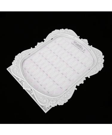 Nail Art Display Stand Tips Display Stand Rack Holder for Beauty Personal Care Floral Design 48 Colors Nail Polish Gel Card Nail Art Practice Tool - Buy Online on GoSupps.com