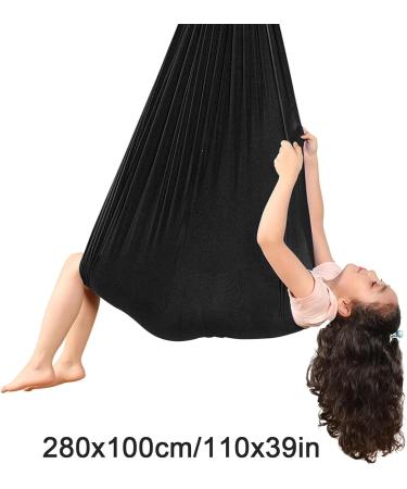 SSIMOO Stretchy Sensory Body SOX | Full-Body Wrap for Autism & Anxiety Relief | Black 150x280cm - Buy Online on GoSupps.com