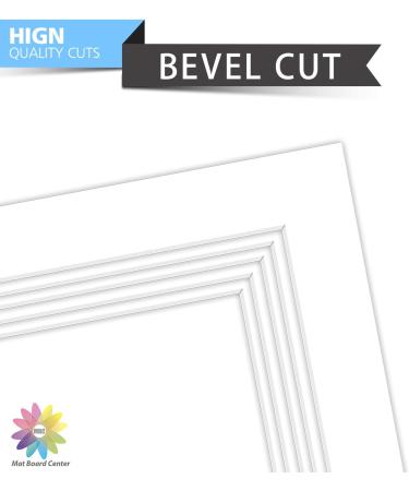 Mat Board Center White Color Mats - Bevel Cut Acid Free 4-Ply Thickness - 18x24 (Pack of 2) - Picture Photo Framing Mat for 12x18 - Buy Online on GoSupps.com