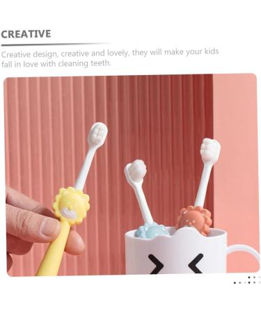 Magiclulu 9-Pack Children's Toothbrush Set - Ergonomic Design & Soft Bristles for Toddlers - Buy Online on GoSupps.com