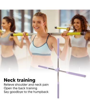 Yoga Sticks Stretching Tool | Telescopic Back Straightener & Posture Corrector for Humpback - International Shipping Available - Buy Online on GoSupps.com