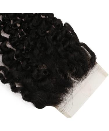 Full Shine 4x4 Partie Libre Fermeture de Cheveux Humains 18 pouces Cr pus Boucl s Noir Br silien Remy Fermeture de Cheveux Naturel Noir Couleur Transparents Fermeture de Cheveux Humains 18 Pouces 18 Inch 4*4 Lace Closure #Kinky Curly Natural Black - Buy Online on GoSupps.com