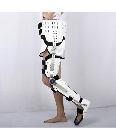 Adjustable Hip Joint Fixation Bracket Adjustable Hip Knee Ankle Foot Support Orthosis Reusable Thigh Knee Braces Leg Ankle Fixed Limb Strap Joint Supports Stabilizer Equipment Universal Size 502 Hip Left