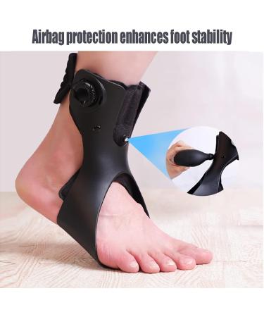 Drop Orthosis Ankle Brace Support - Inflatable Airbag for Hemiplegia & Stroke Recovery - Comfortable Walking Aid (Left Right Size S - Buy Online on GoSupps.com