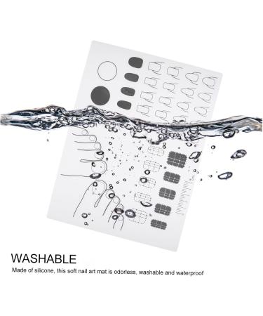 Ipetboom Silicone Manicure Pad Silica Gel Coloring Set 28x20cm As Shown - Buy Online on GoSupps.com