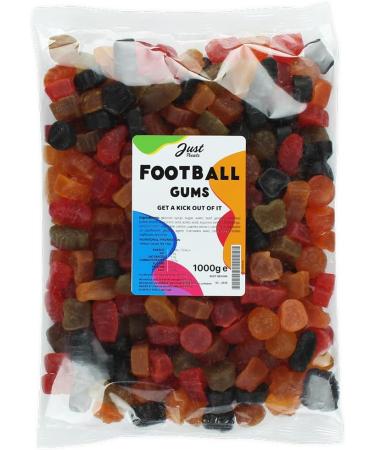 Lion Original Gums The Matchday Favorites 1kg Quartet - 2 x Football Gums Fruit Salad Midget Gems (4 x 1kg Party Bags) - 1 1 2 4 - Buy Online on GoSupps.com