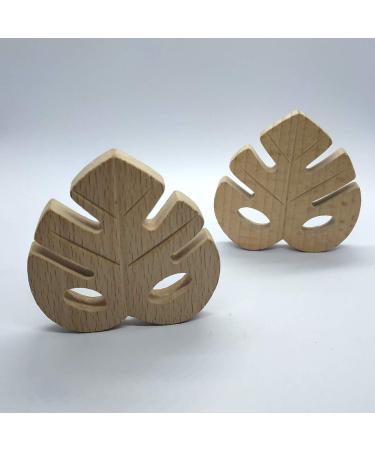 5pcs Cartoon Wood Leaf Animal Shape Beech Wooden DIY Necklace Pendant - Buy Online on GoSupps.com