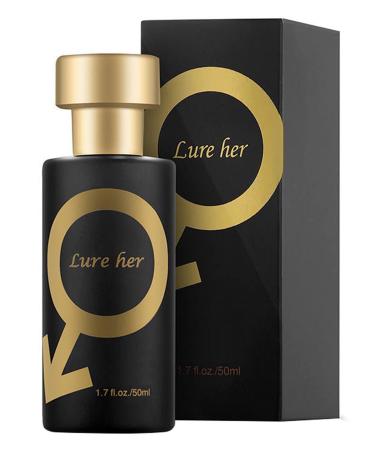 VANLOFE Lure Her Perfume for Men - Golden Pheromone Cologne for Men Attract Women (1pc)