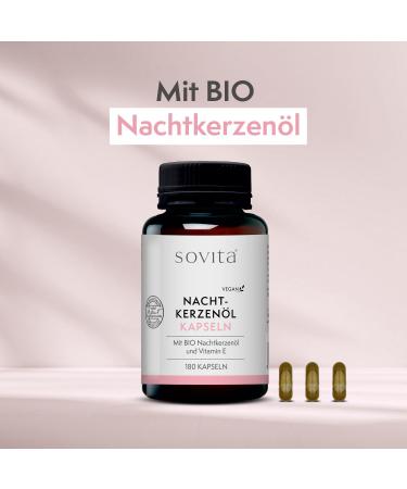 Sovita Nighting Cross Oil Capsules - Polyunsaturated Fatty Acids GLA Natural Vitamin E | 200 Count Dietary Supplement for Optimal Health - Buy Online on GoSupps.com