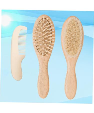 Hemoton Toddler Grooming Kit Set with Airbag Massage Comb and Wooden Hair Brushes - Baby Shower Essentials - Buy Online on GoSupps.com
