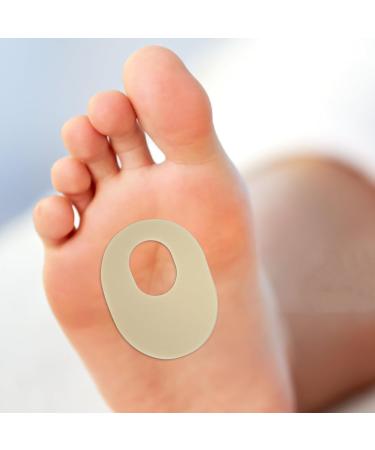 PATKAW Foot Callus Cushions 5 Sheets of Oval Corn Cushion Pads Adhesive Foot Callus Pads Cushions Toe Foot Corn Protectors for Women Men - Buy Online on GoSupps.com