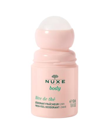 NUXE Aluminum Free Antiperspirant Deodorant R ve de Th . Natural 24-Hour Odor & Sweat Protection for Women 1.6 Fl Oz