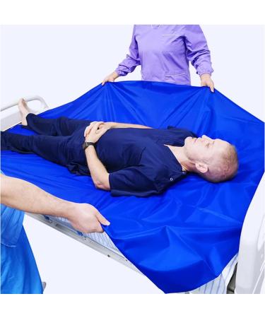Reusable Flat Sliding Sheets to Assist Moving Transfer Turning and Repositioning The Elderly and Disabled Patient in Beds Hospital and Home (Blue 200x140cm) - Buy Online on GoSupps.com