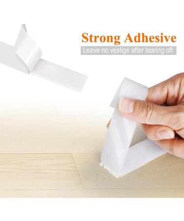 1 Inch x 29.5 Ft Hook and Loop Tape  Strips with Adhesive  Strong Double Sided Self Adhesive Heavy Duty Strips for Home Office School Car and Crafting Organization  White - Buy Online on GoSupps.com
