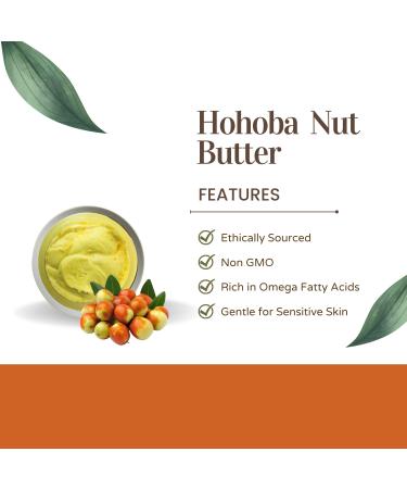 SULU ORGANICS Golden Jojoba Butter - 100% Pure Unrefined Cold Pressed Simmondsia Chinensis 6 lbs - Ideal for Skin & Hair Care - International Shipping Available - Buy Online on GoSupps.com