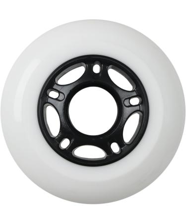 KSS Outdoor Asphalt Formula 89A Inline Skate Wheels White 80mm - Set of 8 - Buy Online on GoSupps.com