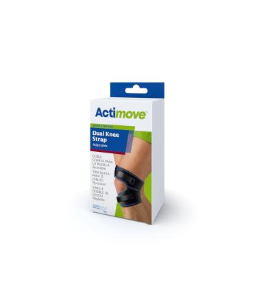 Buy Actimove Dual Knee Strap Adjustable X-Large Black - Comfort & Support for All Activities | International Shipping Available - Buy Online on GoSupps.com