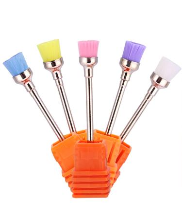 Rotekt 5pcs Nail Drill Bits - Electric Nail Drill Polish Grinding & Dust Remover Brush Heads | International Shipping - Buy Online on GoSupps.com