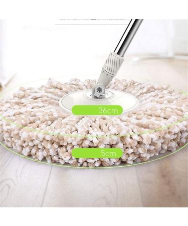 Spin Mop Stainless Steel Space Saving Rotating Bucket Set with Drain Hole for Home Kitchen Floor Cleaning Smooth Sailing - Buy Online on GoSupps.com