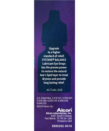 Systane Balance Lubricant Eye Drops 10mL - Relief for Dry Eyes - Buy Online on GoSupps.com