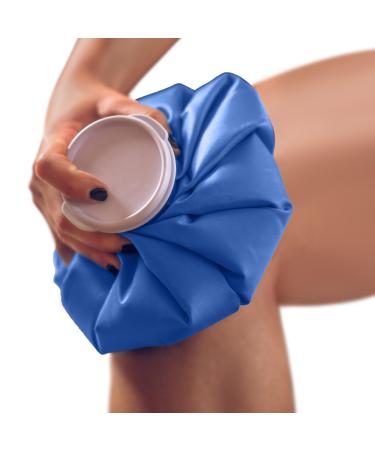 Cooling bags/cooling pillows for heat and cooling compresses - waterproof cooling packs/ice cream bag for cooling immediately cooling pads for cooling cool pads for pain and injuries single pieces blue L 28 cm Blue 28 cm