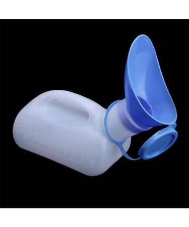 Men Urinal 1000ML Unisex Urinal with Lid Portable Emergency Male Female Pee for Hospital Travel Car Emergency Convenient and Practical Urinal - Buy Online on GoSupps.com