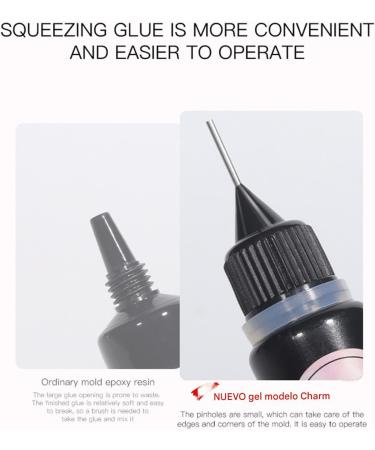 Nail sculpting gel | Clear and charming nail molding adhesive 10ml Non-sticky transparent 3D nail gel For beginners and salons nail extension application manicure - Buy Online on GoSupps.com