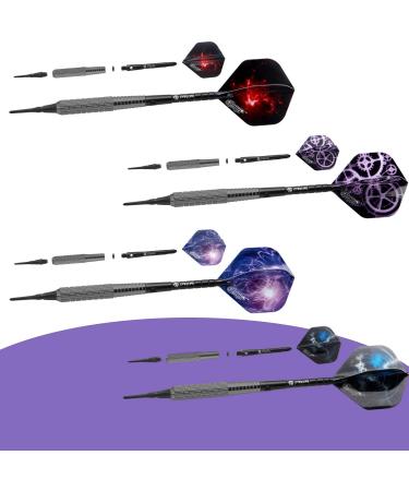 CyeeLife Soft Tip Darts Set - 16g with Flights, Protectors, Points, Shafts, Rings & Tool - Ideal for Beginners | Home Dart Kit - Buy Online on GoSupps.com